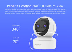 VSTARCAM smart κάμερα CS49D, 3MP, dual lens, WiFi, PTZ, SD 15