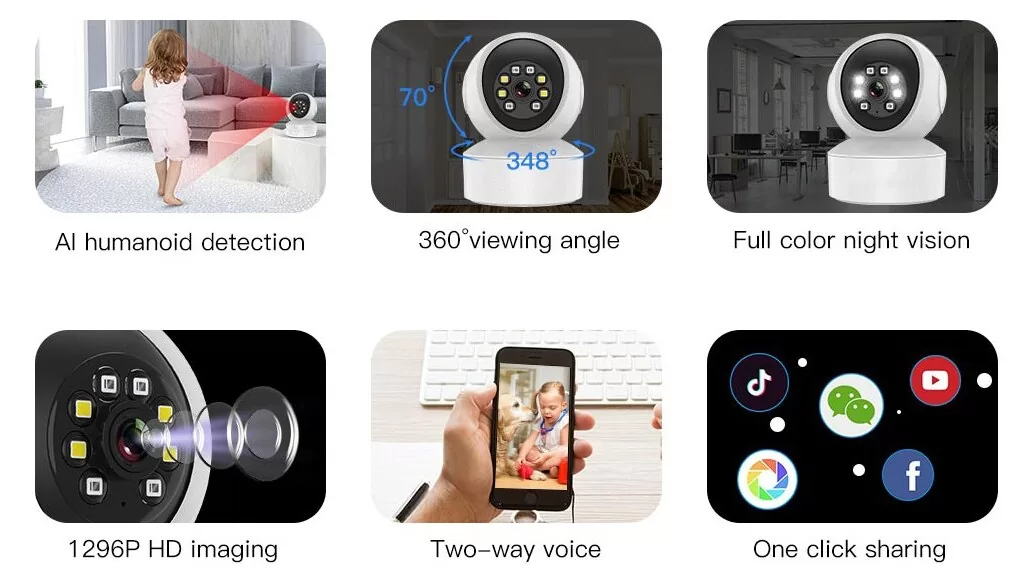 VSTARCAM smart IP κάμερα CS49L, 3MP, WiFi, PTZ 4 VSTARCAM smart IP κάμερα CS49L, 3MP, WiFi, PTZ - Image 2