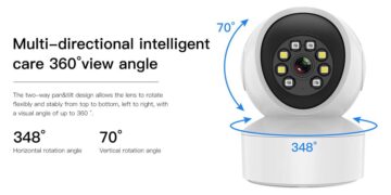 VSTARCAM smart IP κάμερα CS49L, 3MP, WiFi, PTZ 6