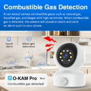 VSTARCAM smart κάμερα CS49LM με ανιχνευτή καπνού/αερίου, 3MP, WiFi, PTZ, SD 3