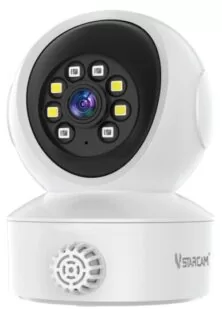 VSTARCAM smart κάμερα CS49LM με ανιχνευτή καπνού/αερίου, 3MP, WiFi, PTZ, SD