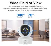 VSTARCAM smart κάμερα CS49LM με ανιχνευτή καπνού/αερίου, 3MP, WiFi, PTZ, SD 5
