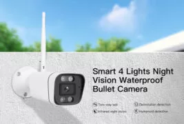 VSTARCAM smart IP κάμερα CS58, IP66, 3MP, WiFi, ανίχνευση καπνού 2