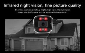 VSTARCAM smart IP κάμερα CS58, IP66, 3MP, WiFi, ανίχνευση καπνού 9