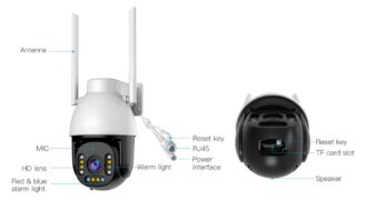 VSTARCAM smart κάμερα CS611Q-UV, 4MP, WiFi, PTZ, SD 6