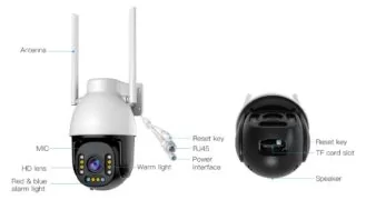 VSTARCAM smart κάμερα CS611Q-UV, 4MP, WiFi, PTZ, SD 6