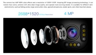 VSTARCAM smart κάμερα CS611Q-UV, 4MP, WiFi, PTZ, SD 9