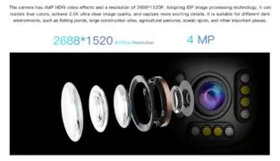 VSTARCAM smart κάμερα CS611Q-UV, 4MP, WiFi, PTZ, SD 9