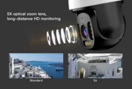 VSTARCAM smart κάμερα CS611Q-X5, 4MP, WiFi, PTZ, 5x zoom, SD, IP66 4