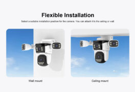 VSTARCAM smart κάμερα CS621FR, four-lens, 2MP, WiFi, SD, PTZ, IP66 4