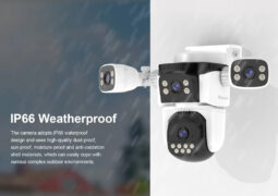 VSTARCAM smart κάμερα CS621FR, four-lens, 2MP, WiFi, SD, PTZ, IP66 12