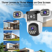 VSTARCAM smart κάμερα CS621SR, triple lens, 2MP, WiFi, SD, PTZ, IP66 2