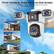 VSTARCAM smart κάμερα CS621SR, triple lens, 2MP, WiFi, SD, PTZ, IP66 2