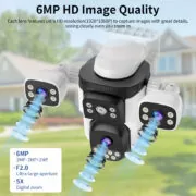 VSTARCAM smart κάμερα CS621SR, triple lens, 2MP, WiFi, SD, PTZ, IP66 4