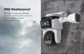 VSTARCAM smart κάμερα CS621SR, triple lens, 2MP, WiFi, SD, PTZ, IP66 6