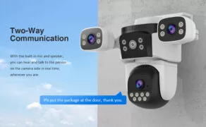 VSTARCAM smart κάμερα CS621SR, triple lens, 2MP, WiFi, SD, PTZ, IP66 9