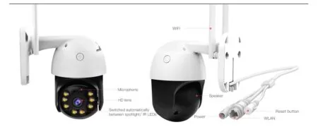 VSTARCAM smart IP κάμερα CS64, αδιάβροχη IP66, 3MP, WiFi, cloud/micro SD 4