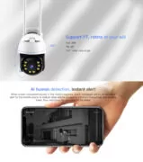 VSTARCAM smart IP κάμερα CS64, αδιάβροχη IP66, 3MP, WiFi, cloud/micro SD 5