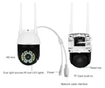 VSTARCAM smart κάμερα CS662, 3MP, WiFi, PTZ, SD, IP66 5