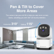 VSTARCAM smart κάμερα CS995, 3MP, WiFi, PTZ, SD 2