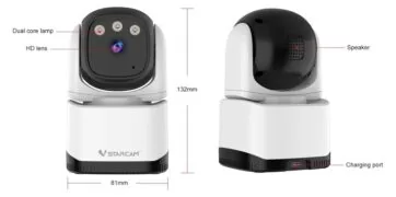 VSTARCAM smart κάμερα CS995, 3MP, WiFi, PTZ, SD 6