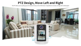 VSTARCAM smart κάμερα CV331S με οθόνη, 3MP, WiFi, 2000mAh, SD 7
