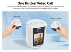 VSTARCAM smart κάμερα CV331S με οθόνη, 3MP, WiFi, 2000mAh, SD 9