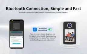 VSTARCAM smart κάμερα CV331S με οθόνη, 3MP, WiFi, 2000mAh, SD 11