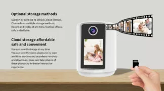 VSTARCAM smart κάμερα CV331S με οθόνη, 3MP, WiFi, 2000mAh, SD 12