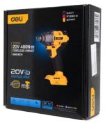 DELI κρουστικό μπουλονόκλειδο μπαταρίας DC235Z, Brushless, 20V, 480N.m, 1/2" 4