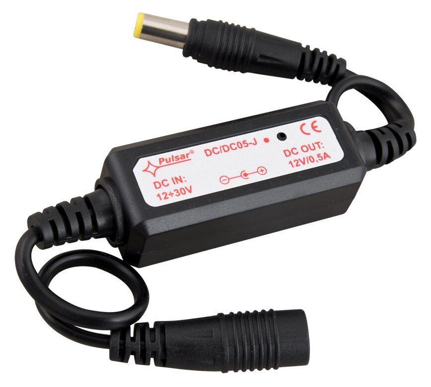 PULSAR μετατροπέας μείωσης τάσης DC/DC05-J, 12-30VDC, βύσμα DC 2.1/5.5 3 PULSAR μετατροπέας μείωσης τάσης DC/DC05-J, 12-30VDC, βύσμα DC 2.1/5.5