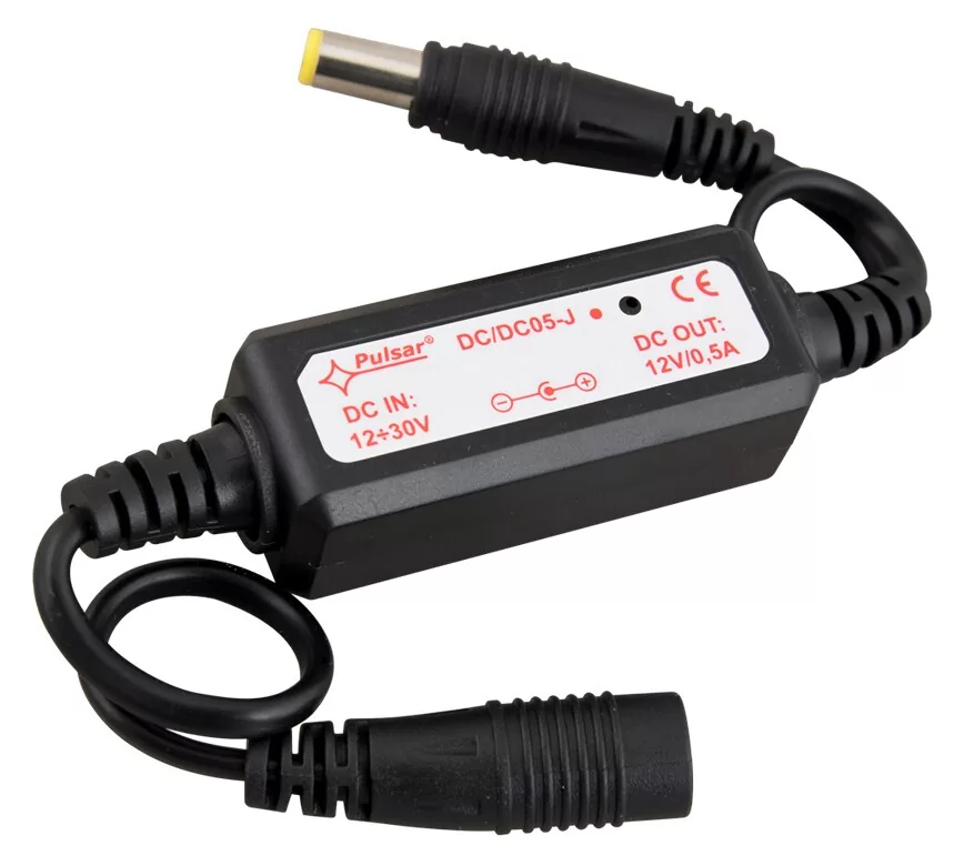 PULSAR μετατροπέας μείωσης τάσης DC/DC05-J, 12-30VDC, βύσμα DC 2.1/5.5 3 PULSAR μετατροπέας μείωσης τάσης DC/DC05-J, 12-30VDC, βύσμα DC 2.1/5.5