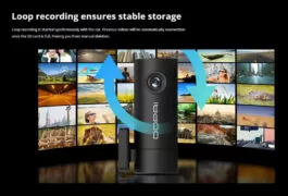 DDPAI smart κάμερα αυτοκινήτου MINI Pro, 1296p, WiFi 8