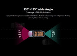 DDPAI smart σετ καμερών αυτοκινήτου N1 Dual, 1296p/1080p, WiFi 4