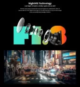 DDPAI smart σετ καμερών αυτοκινήτου N1 Dual, 1296p/1080p, WiFi 5