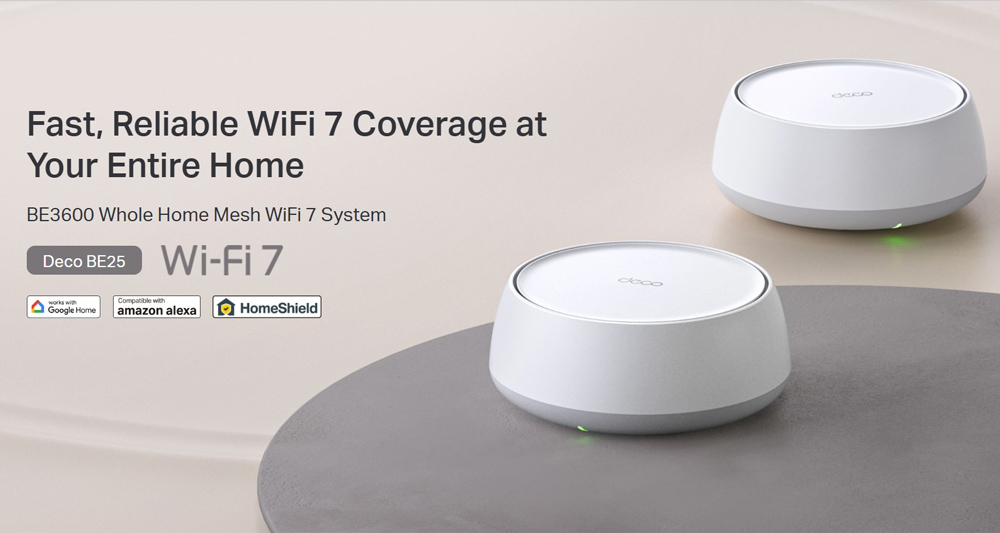 TP-LINK Home Mesh WiFi 7 System Deco BE25, 3600Mbps ΒΕ3600, V1.0 4 TP-LINK Home Mesh WiFi 7 System Deco BE25, 3600Mbps ΒΕ3600, V1.0 - Image 2