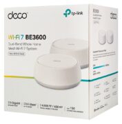 TP-LINK Home Mesh WiFi 7 System Deco BE25, 3600Mbps ΒΕ3600, V1.0, 2τμχ 8