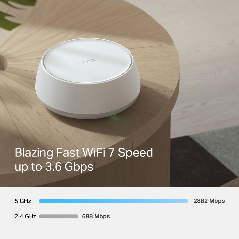 TP-LINK Home Mesh WiFi 7 System Deco BE25, 3600Mbps ΒΕ3600, V1.0 6 TP-LINK Home Mesh WiFi 7 System Deco BE25, 3600Mbps ΒΕ3600, V1.0 - Image 4