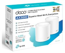 TP-LINK Home Mesh WiFi 6 System Deco X50, 3000Mbps AX3000, V1.0, 2τμχ 8