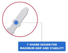 DELI σετ λάμες σέγας DH-QJT012-E4 για μέταλλο, T118B, 5τμχ 4