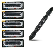 DELI σετ μύτες κατσαβιδιού DL652001Z για δραπανοκατσάβιδο, διπλή κεφαλή, σταυρωτές, PH2x65mm, 10τμχ
