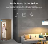 SONOFF alarm sensor πόρτας & παραθύρου DW2-RF, RF 433MHz 6