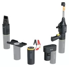 BAYU car kit με εκκινητή μπαταρίας/συμπιεστή αέρος/πιστόλι πλυσίματος/σκουπάκι αυτοκινήτου E-Pro C