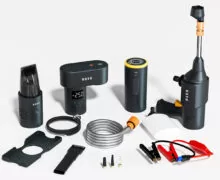 BAYU car kit με εκκινητή μπαταρίας/συμπιεστή αέρος/πιστόλι πλυσίματος/σκουπάκι αυτοκινήτου E-Pro C 8