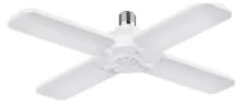 POWERTECH LED λάμπα E27-018, 4x αναδιπλούμενα πτερύγια, 52W, 4000K, E27