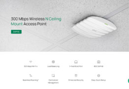 TP-LINK access point EAP115, 300Mbps, οροφής, V4.30 2
