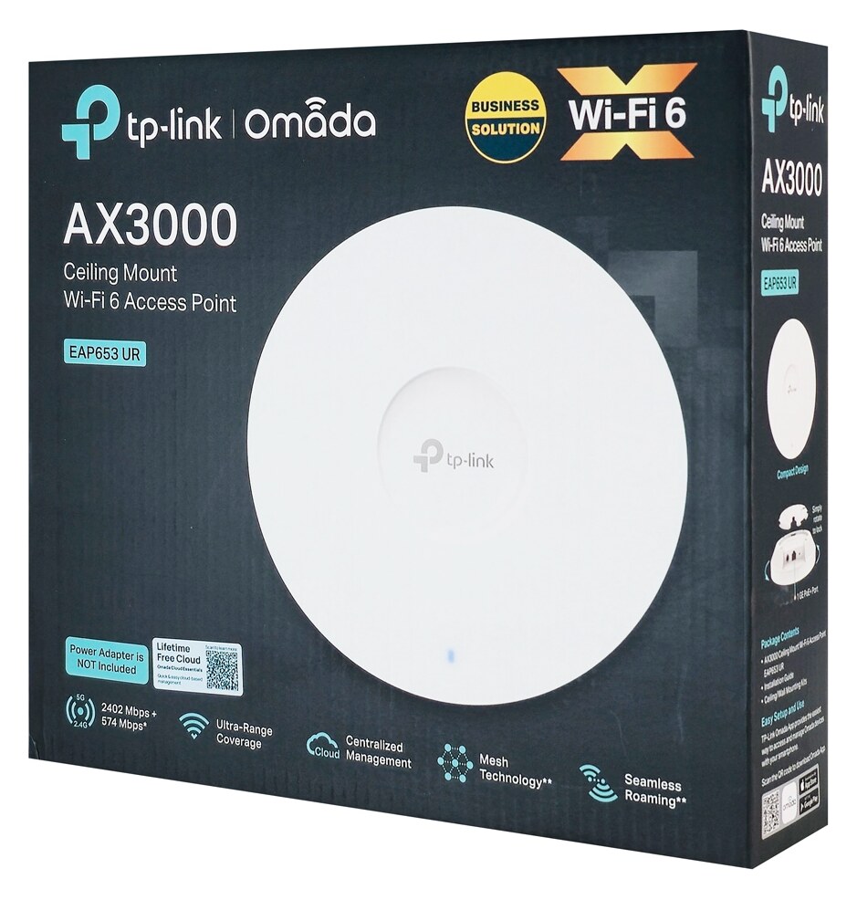 TP-LINK access point EAP653 UR, οροφής, WiFi 6, 3000Mbps AX3000, Mesh, V1.0 6 TP-LINK access point EAP653 UR, οροφής, WiFi 6, 3000Mbps AX3000, Mesh, V1.0 - Image 4