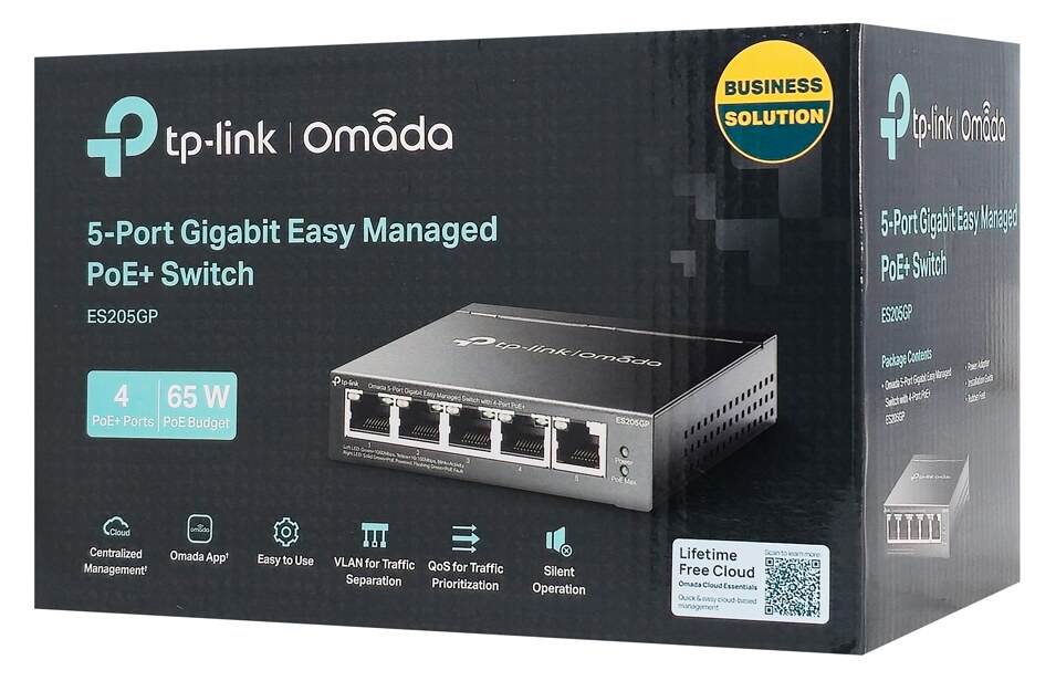 TP-LINK easy managed switch ES205GP, 5x Gigabit θύρες, PoE+, V1.0 8 TP-LINK easy managed switch ES205GP, 5x Gigabit θύρες, PoE+, V1.0 - Image 6
