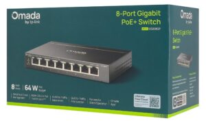 TP-LINK easy managed switch ES208GP, 8x Gigabit θύρες, PoE+, V1.0 6