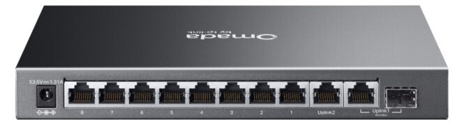 TP-LINK easy managed switch ES210GP, 10x Gigabit θύρες, PoE+, V1.0 3